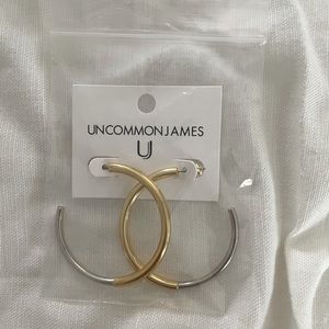 Brand New Uncommon James Gold&Silver Hoops